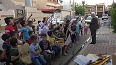 کلاس درس معلم بازنشسته عراقی در کوچه‌های کرکوک
