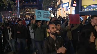 اعتراض صدها نفر در استانبول در مخالفت با برگزاری مجدد انتخابات شهرداری