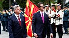 North Macedonia's new president Stevo Pendarovski takes office
