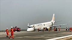 Myanmar plane makes emergency landing without front wheel