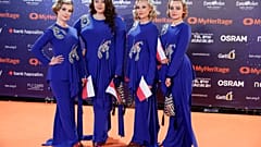 Watch again: Contestants for Eurovision 2019 walk the orange carpet in opening ceremony