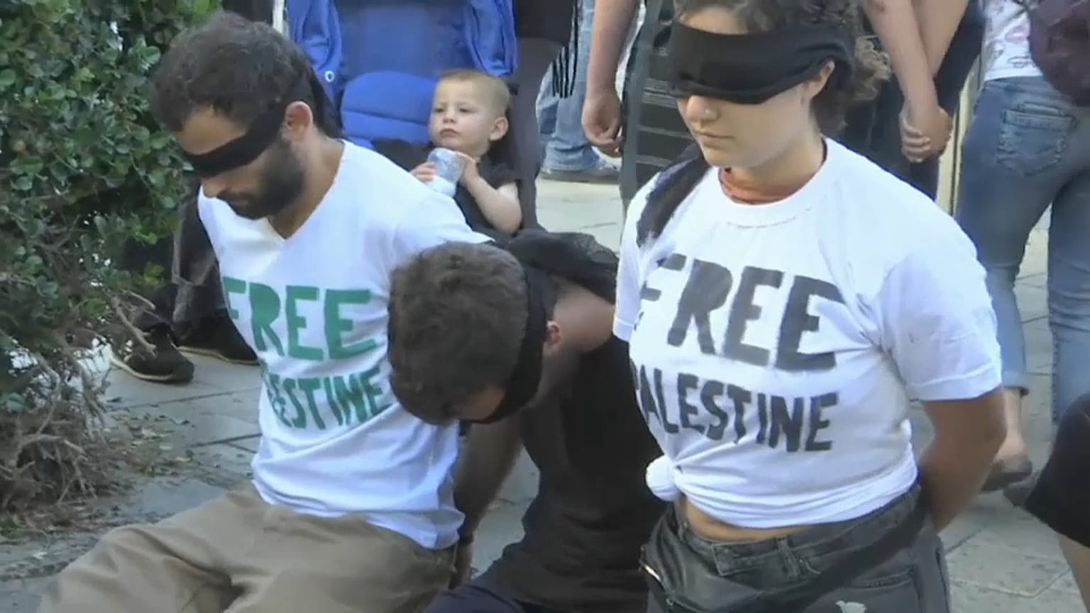 Protesto palestiniano marca arranque da semana da Eurovisão