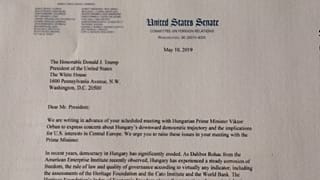 Orbán számonkérését várja Trumptól négy szenátor