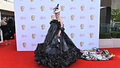 Daisy May Cooper in a bin bag dress, BAFTA TV awards May 2019
