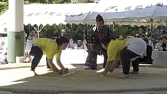 Japonya'da Anneler Günü için kadınlara özel sumo turnuvası düzenlendi