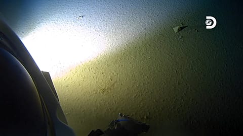 Spotted objects are being analysed to confirm they are plastic debris.