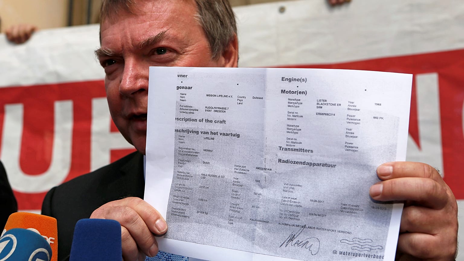  10.000 Euro Strafe für "Lifeline"-Kapitän 