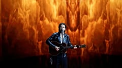 Estonia's Victor Crone performs ahead of the semi-final of Eurovision 2019