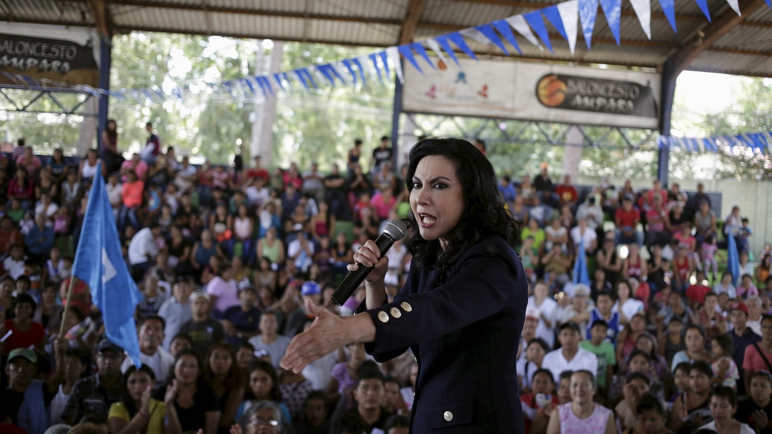 Zury Ríos en la ciudad de Guatemala, el 30 de agosto de 2015.