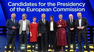 A tévévita résztvevői, a bizottsági jelöltek