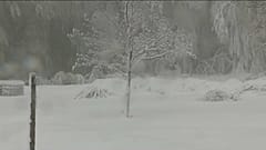 Le montagne di Corsica sotto la neve di metà maggio