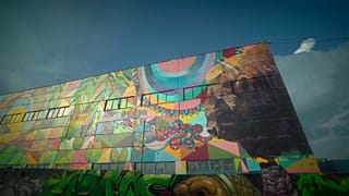 Λευκορωσία: Street art στην οδό Οκτιάμπρσκαγια