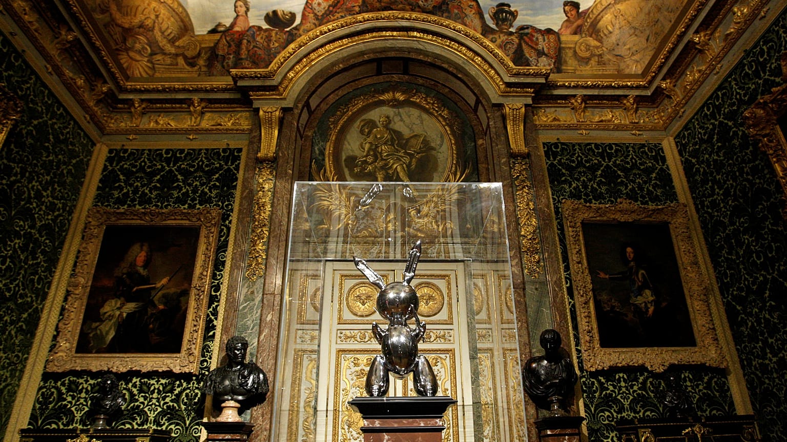 Jeff Koons avait exposé "The Rabbit" au château de Versailles