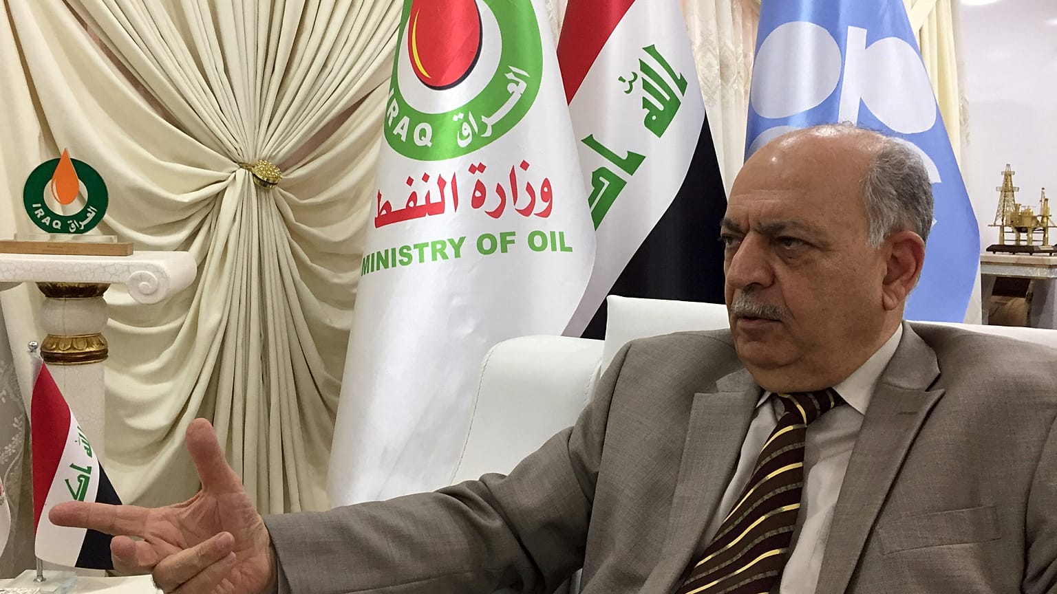  وزير النفط العراقي، ثامر الغضبان