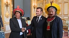 Der brasilianische Stammesführer Metuktire will eine Million Euro Spenden sammeln