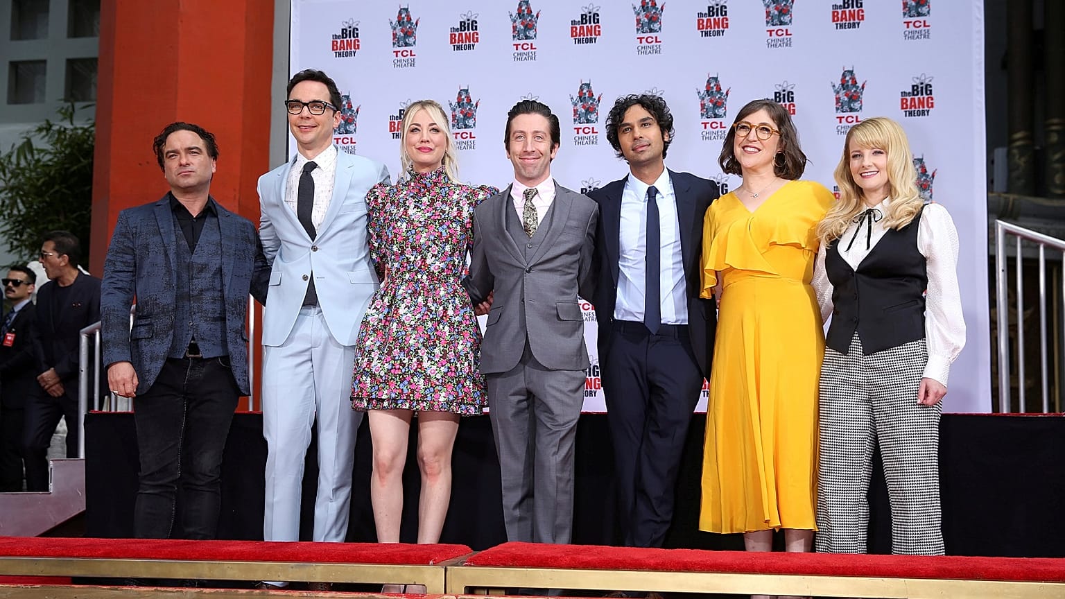 The stars of the Big Bang Theory.