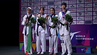 İranlı kadın sporcu Dünya Tekvando Şampiyonası'nda madalya kazandı