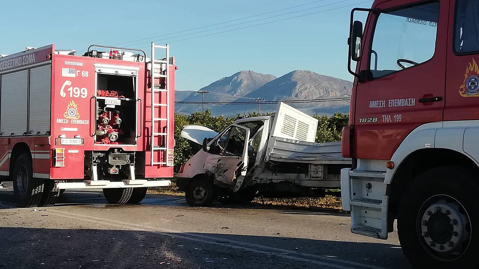 Δύο νεκροί σε τροχαίο στο Κορωπί