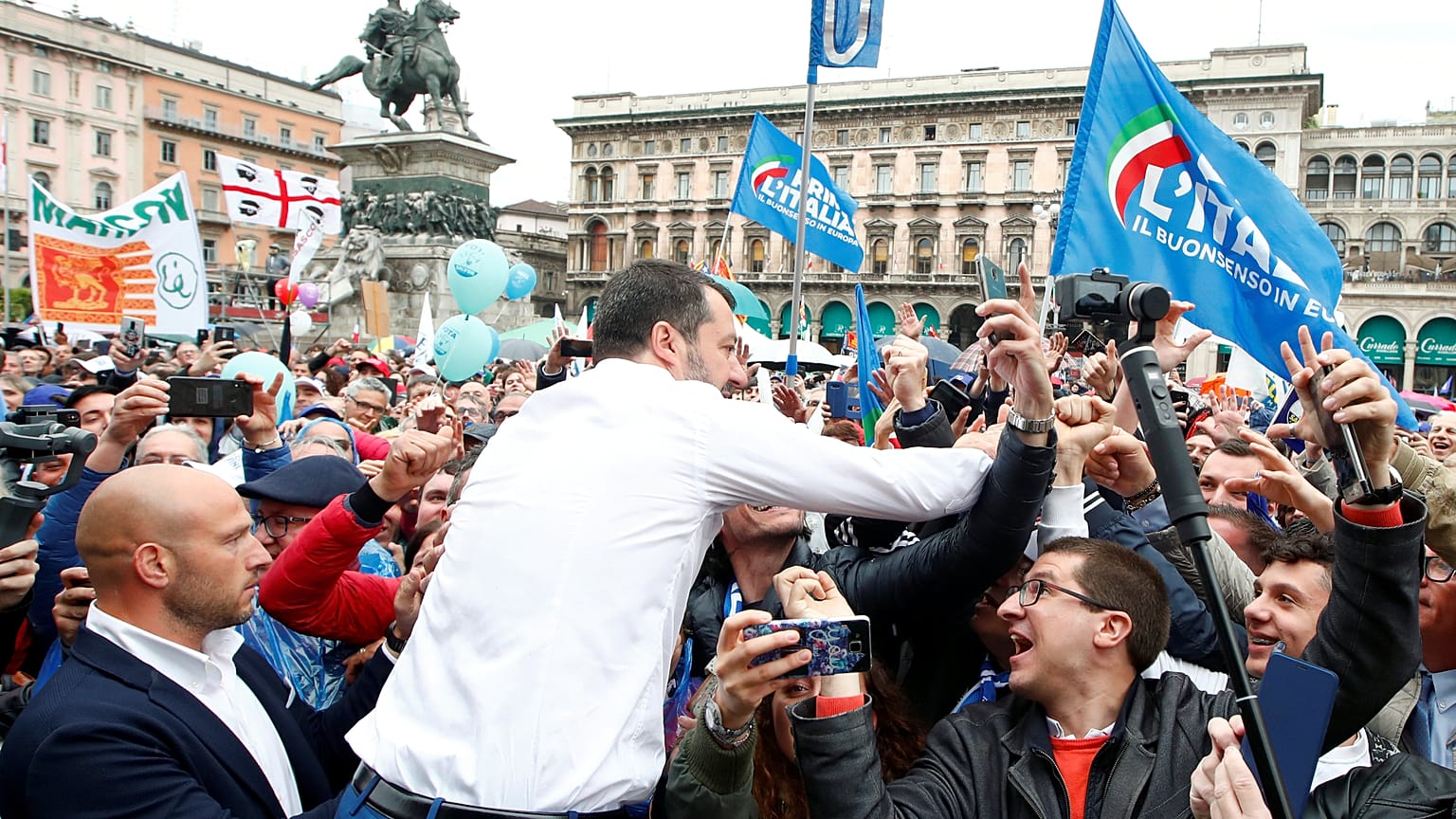 Милан: "за" и "против" Маттео Сальвини