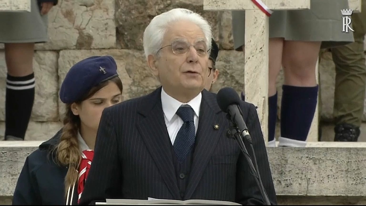 Il presidente della Repubblica Sergio Mattarella