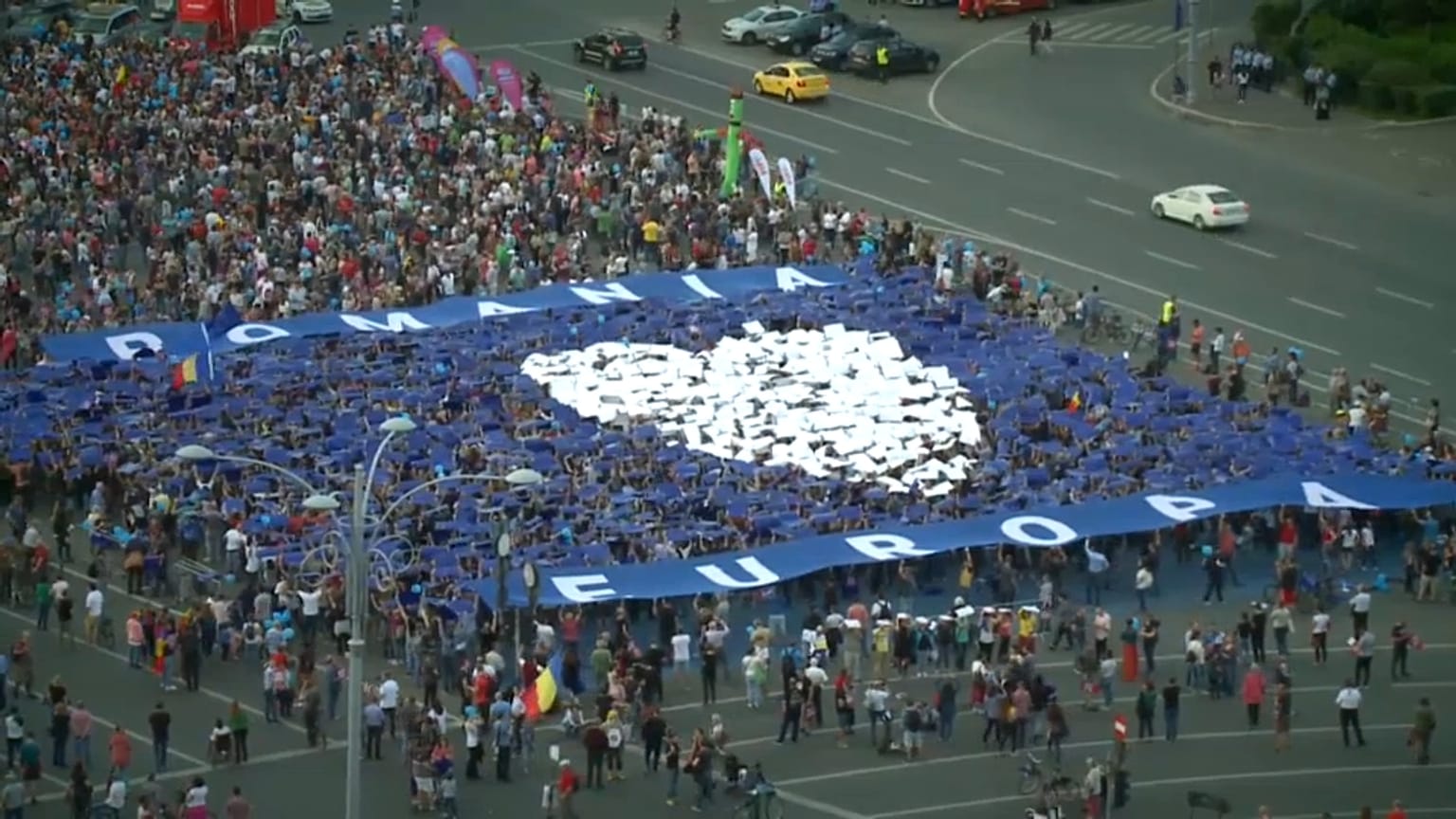 Bucarest: qui si festeggia il progetto europeo