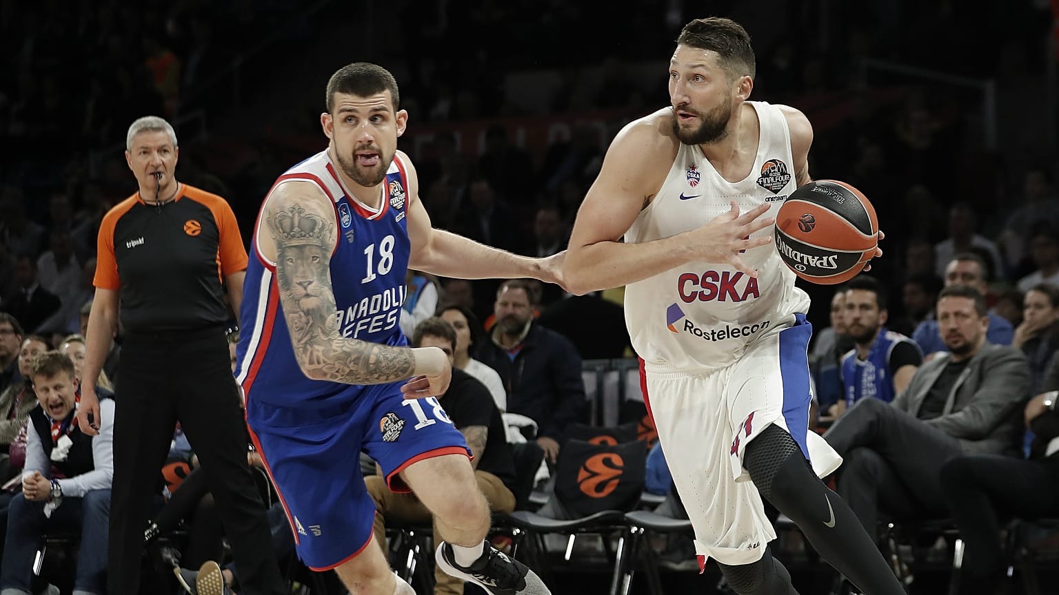 THY Avrupa Ligi finalinde Anadolu Efes'i mağlup eden CSKA Moskova şampiyon oldu
