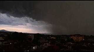 Jégeső, szélvihar és zivatarok