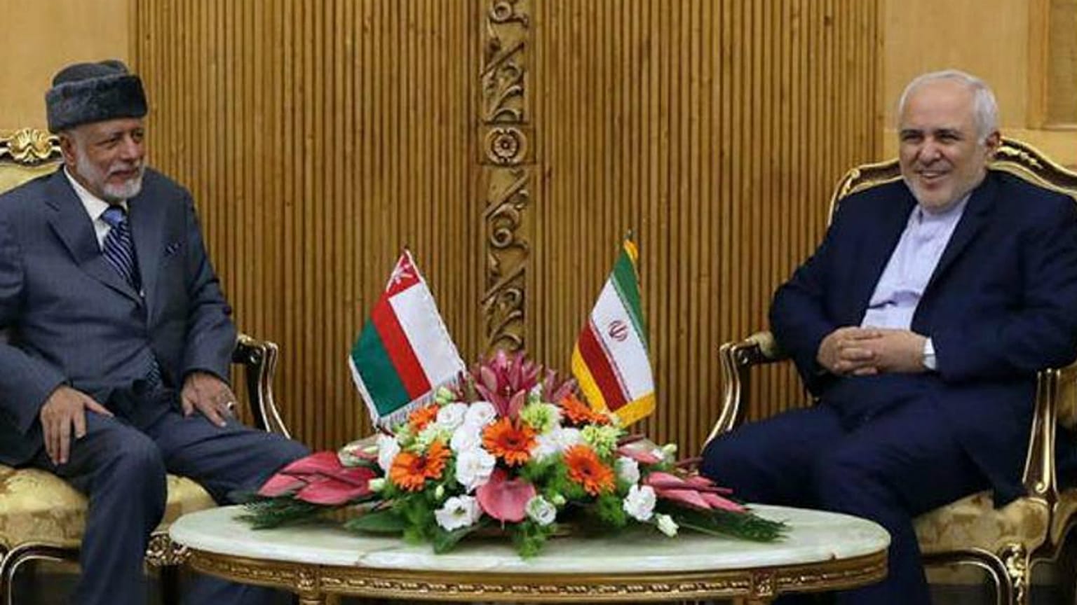 محمدجواد ظریف و یوسف بن علوی