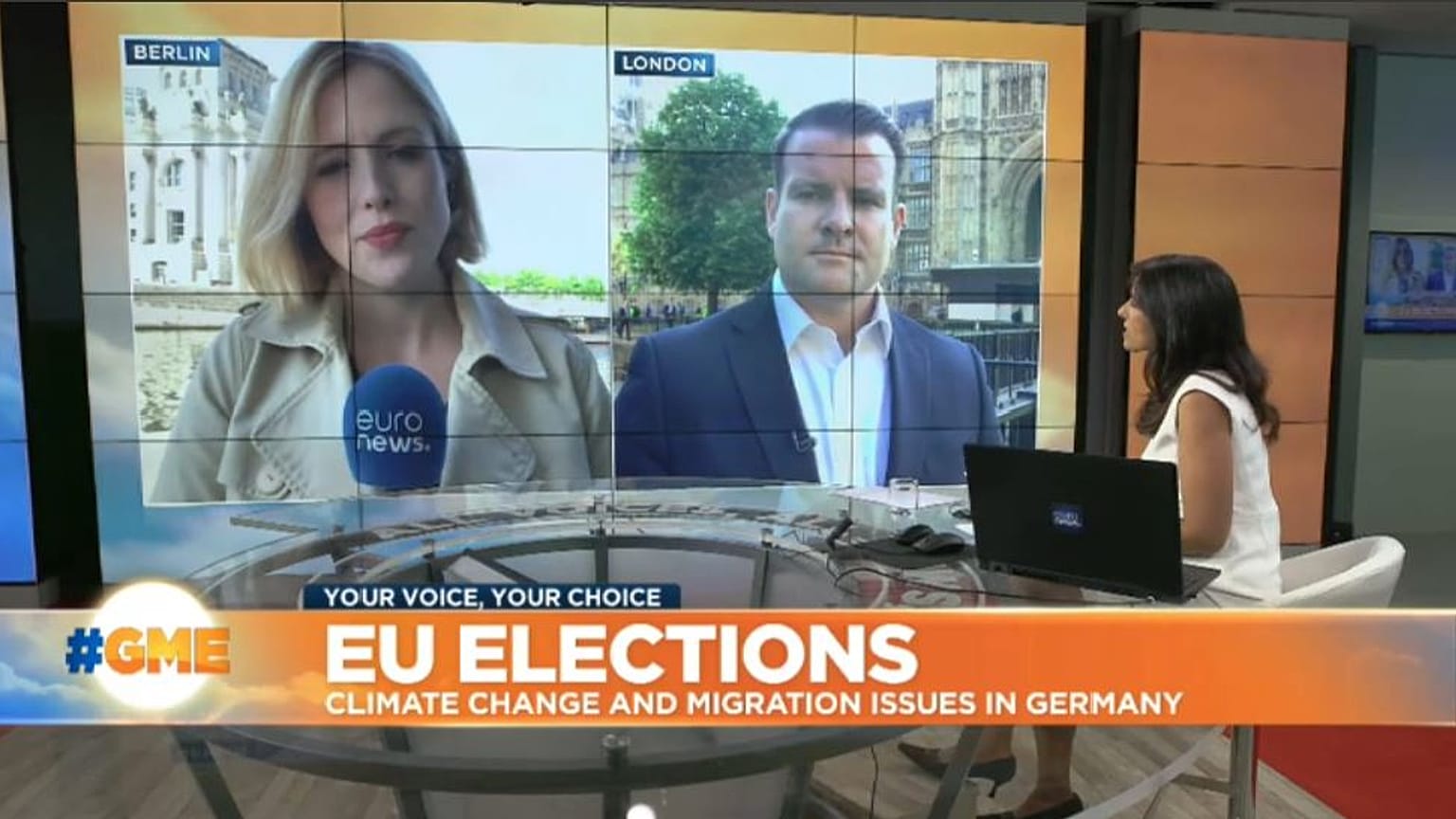 How are voters in UK and Germany reacting to upcoming EU elections? 