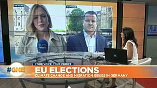 How are voters in UK and Germany reacting to upcoming EU elections? 