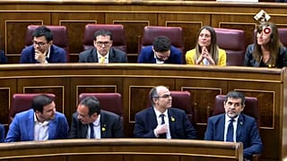 Spanish first as jailed Catalan leaders sworn in at parliament