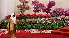  محمد بن راشد آل مكتوم يصل لحضور مأدبة ترحيب لمنتدى الحزام والطرق