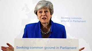 May: "Brexit" nur bei parteiübergreifender Zustimmung zu Deal