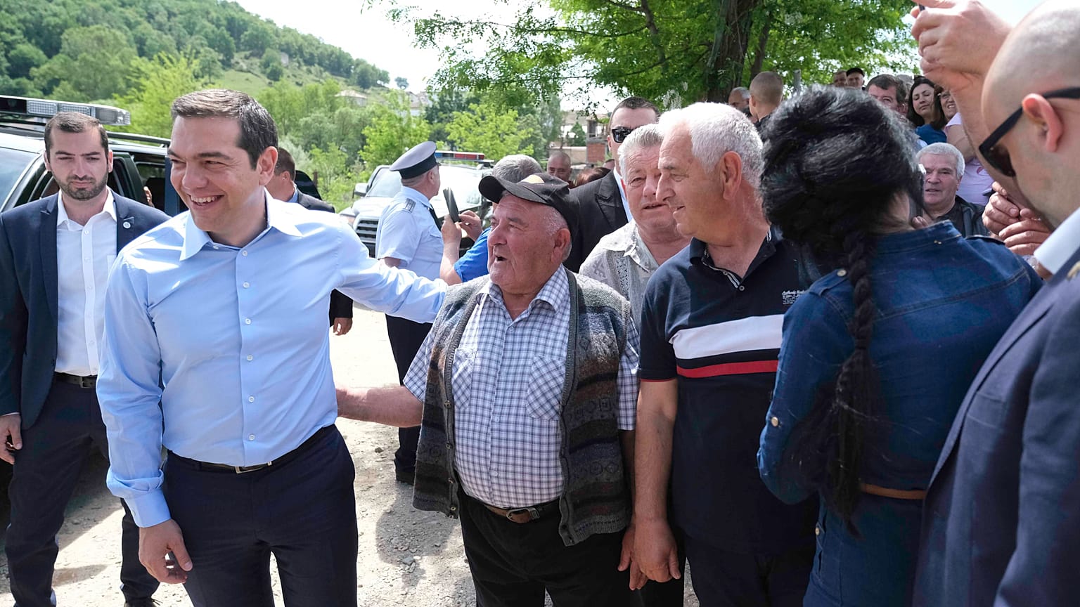 Συνάντηση Τσίπρα- Μπορίσοφ με Έλληνες κατοίκους Βουλγαρίας 