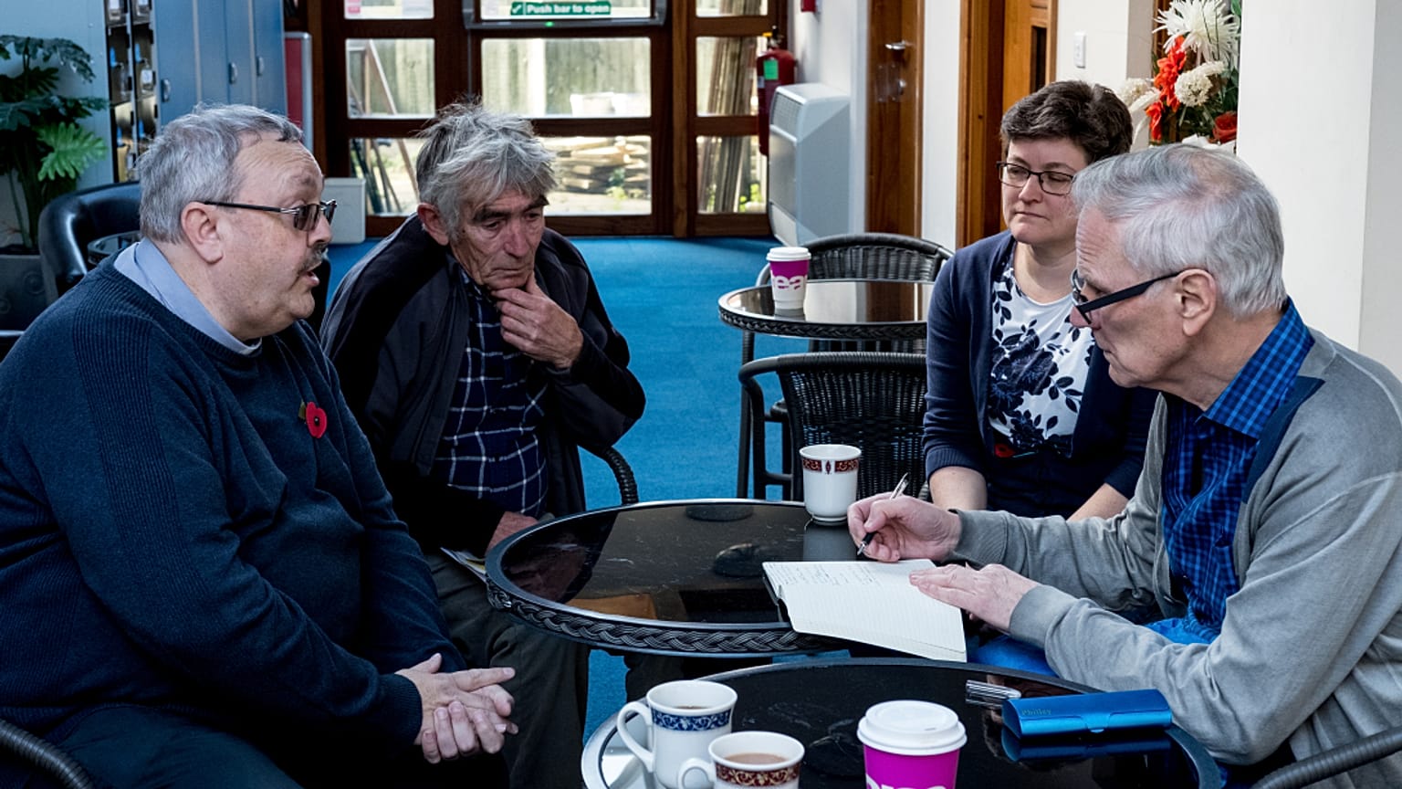 The Special Rapporteur meets with a pastor in Clacton