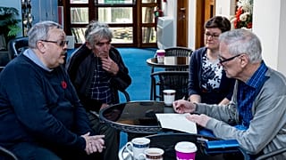 The Special Rapporteur meets with a pastor in Clacton