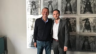 Cem Uzan ve Avukat'ı Matthias Pujos