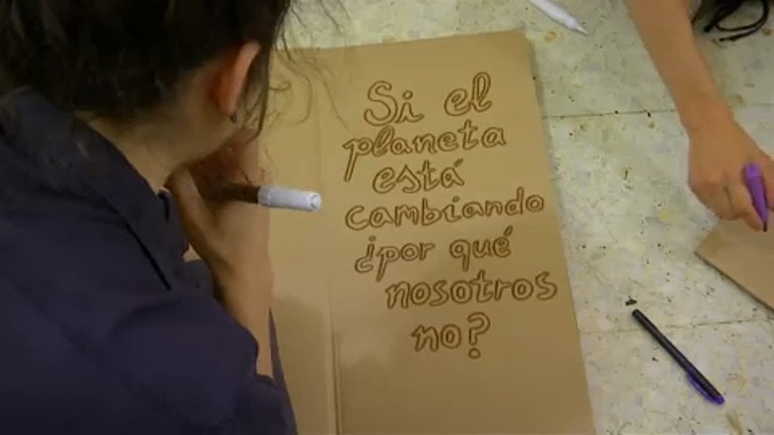 El grito de los jóvenes a los políticos por el planeta 