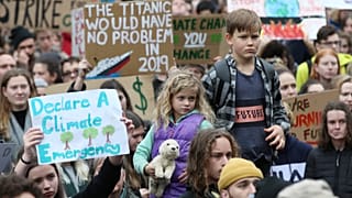 A "Climate Rally" in Melbourne, Australia on May 24, 2019.