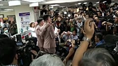 Twenty couples queued to tie the knot at this registry office