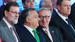 Orbán Viktor és Jean-Claude Juncker 2017-ben