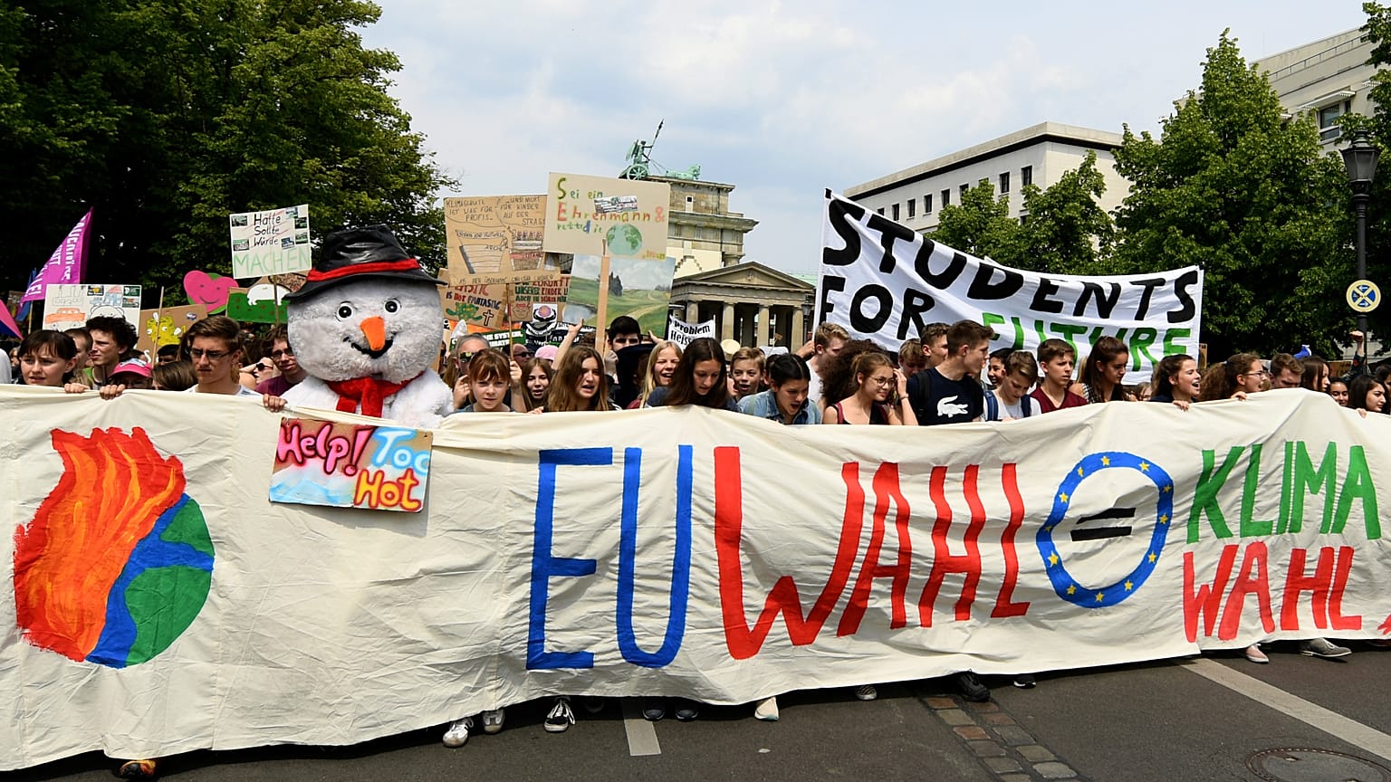 Zehntausende bei Fridays for Future: Europawahl ist Klimawahl