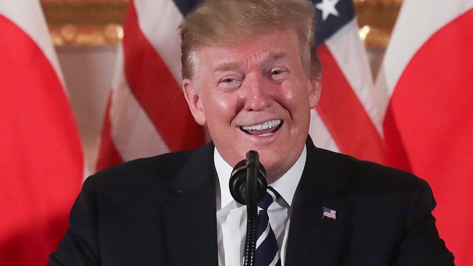 Donald Trump inicia una vista oficial a Japón