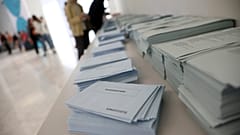 Colegio electoral en Madrid 