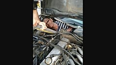 Migrant found hiding in vehicle's glove box by border police 