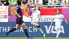 Olympique Lyonnais' Eugenie Le Sommer at the Champions League Final