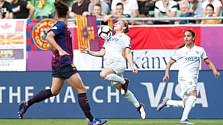 Olympique Lyonnais' Eugenie Le Sommer at the Champions League Final
