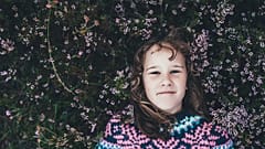 Child in the The New Forest National Park, UK