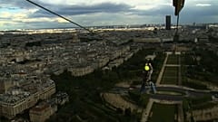 In der Seilbahn über Paris