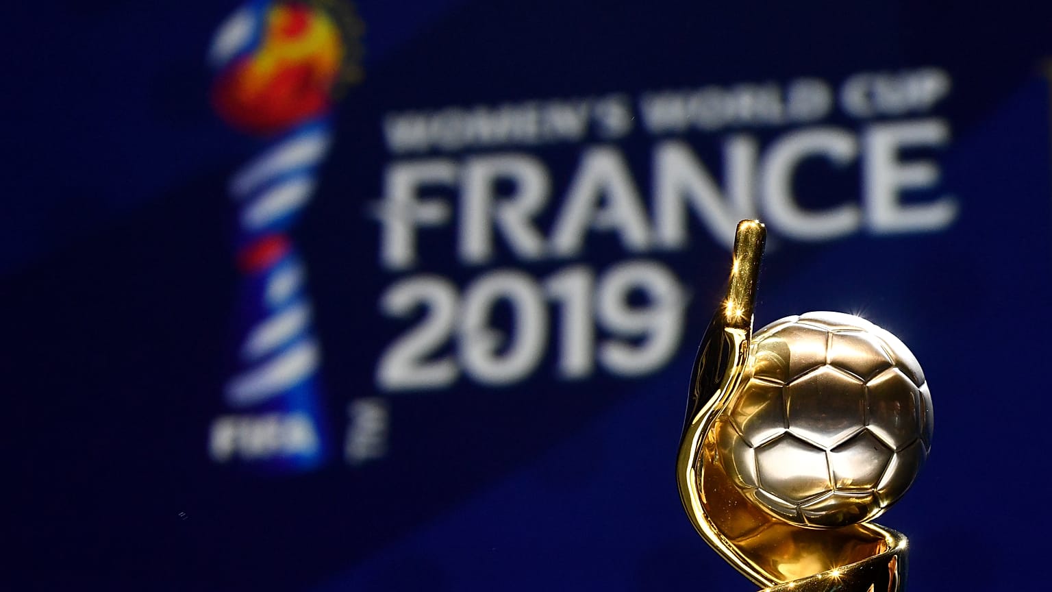 The trophy of the 2019 FIFA Women World Cup
